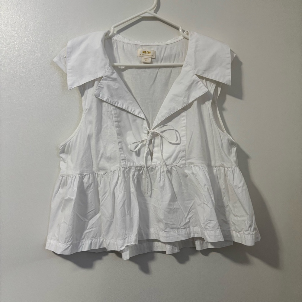 Anthropologie Maeve Babydoll Blouse - Picture 4 of 10